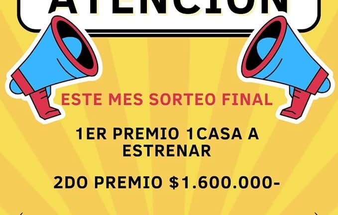 Sorteo de los Bomberos Voluntarios