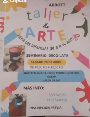 Talleres para las infancias y mucho más en Abbott