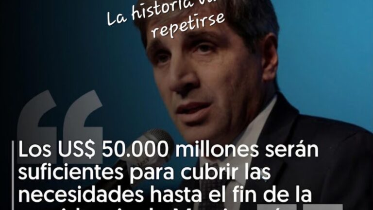 Crónica de un ‘Déjà Vu’ Nacional: Caputo, el FMI y el eterno retorno de la “banda flotante”