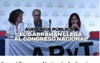 El Garrahan llega al Congreso Nacional – Audiencia pública GARRAHAN CAUSA NACIONAL