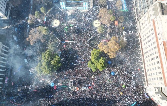 Imágenes de la movilización del 18/6.