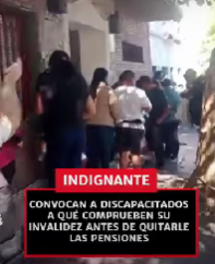 Hay q comprobar si sos Discapacitad@…