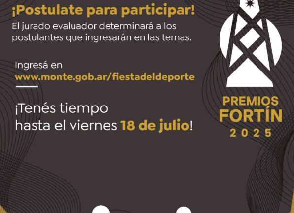 Premios Fortín 2025 el premio a los deportistas que se destacaron el año 2024