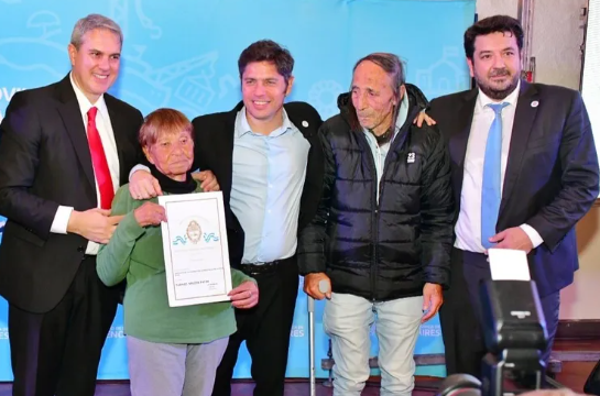 La Pcia. de Bs. As. hoy: El Gobernador Axel Kicillof en  Chacabuco