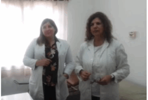 Control de lunares en el Centro de Salud de Abbott.